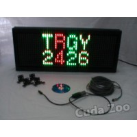 Affordable LED TRGY-2426 Tri Color Programmable Message Sign, 22 x 60